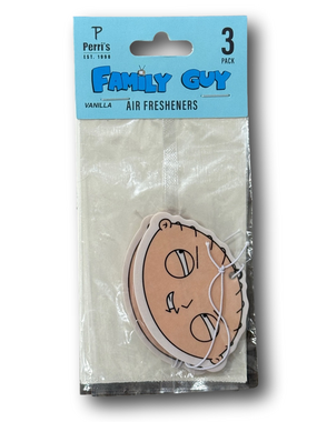 3-Pack Family Guy Stewie Licensed Air Fresheners - Vanilla Scent - NWT